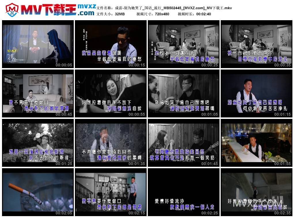 成雷-别为她哭了_国语_流行_MB502445